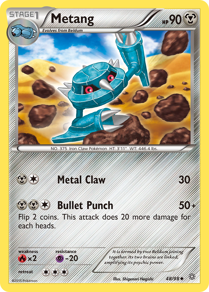 Metang (48/98) [XY: Ancient Origins] | Game Master's Emporium (The New GME)