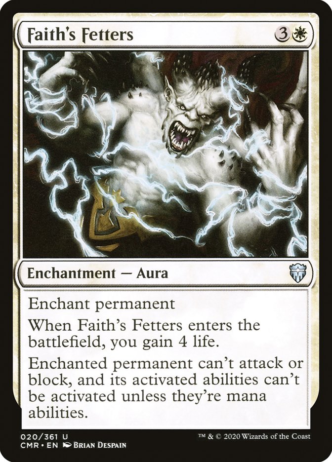 Faith's Fetters [Commander Legends] | Game Master's Emporium (The New GME)