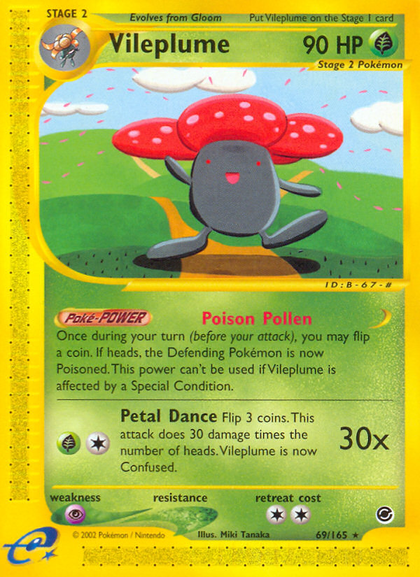 Vileplume (69/165) [Expedition: Base Set] | Game Master's Emporium (The New GME)