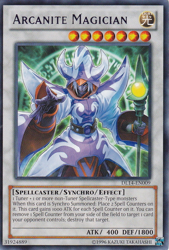 Arcanite Magician (Blue) [DL14-EN009] Rare | Game Master's Emporium (The New GME)