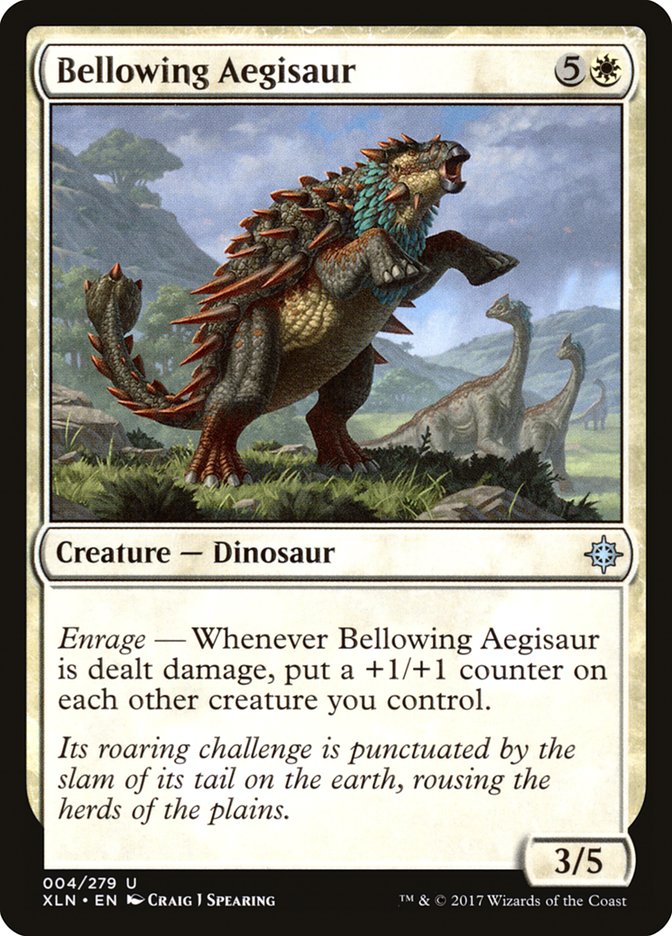 Bellowing Aegisaur [Ixalan] | Game Master's Emporium (The New GME)