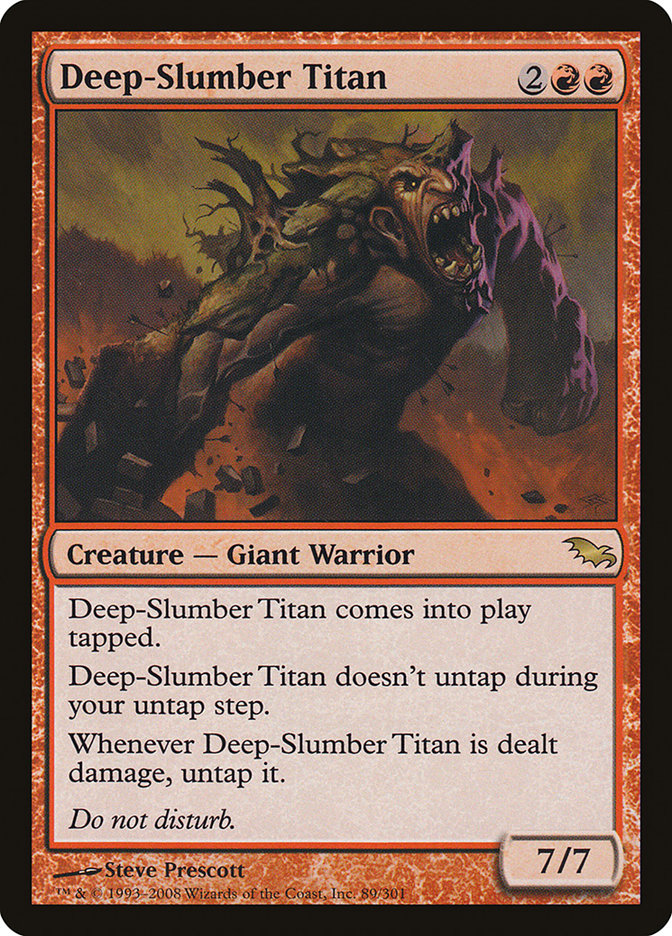 Deep-Slumber Titan [Shadowmoor] | Game Master's Emporium (The New GME)