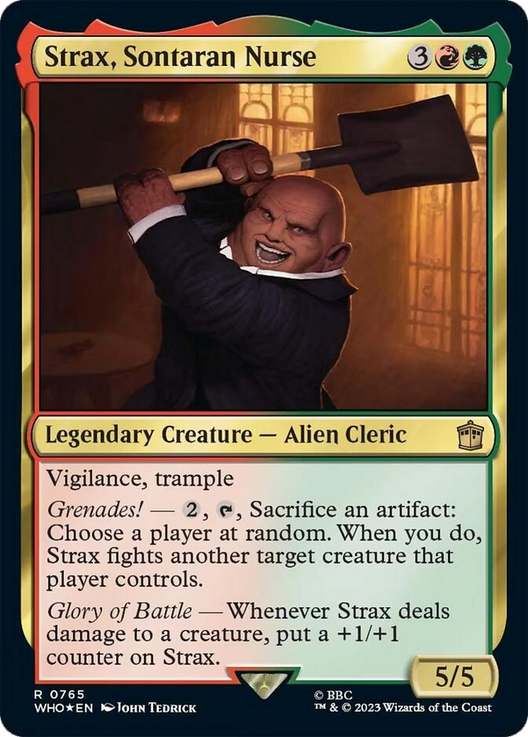 Strax, Sontaran Nurse (Surge Foil) [Doctor Who] | Game Master's Emporium (The New GME)