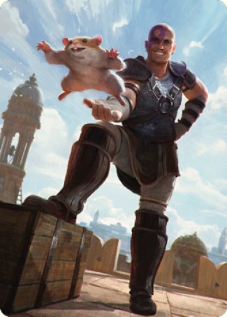 Minsc & Boo, Timeless Heroes Art Card (72) [Commander Legends: Battle for Baldur's Gate Art Series] | Game Master's Emporium (The New GME)