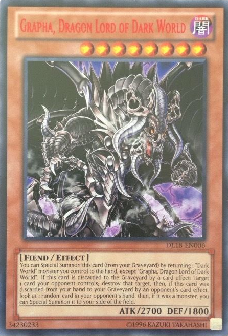 Grapha, Dragon Lord of Dark World (Red) [DL18-EN006] Rare | Game Master's Emporium (The New GME)