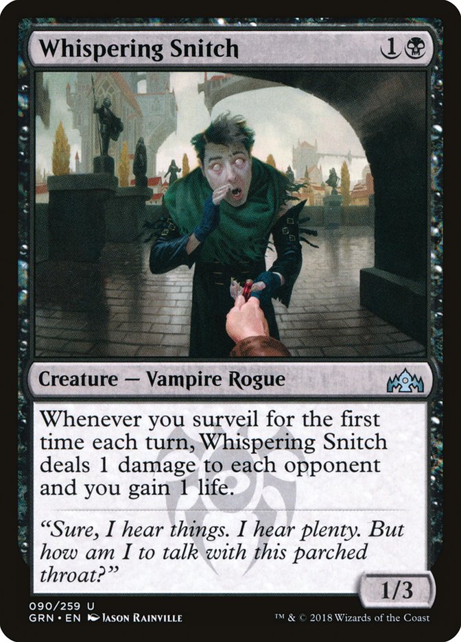Whispering Snitch [Guilds of Ravnica] | Game Master's Emporium (The New GME)