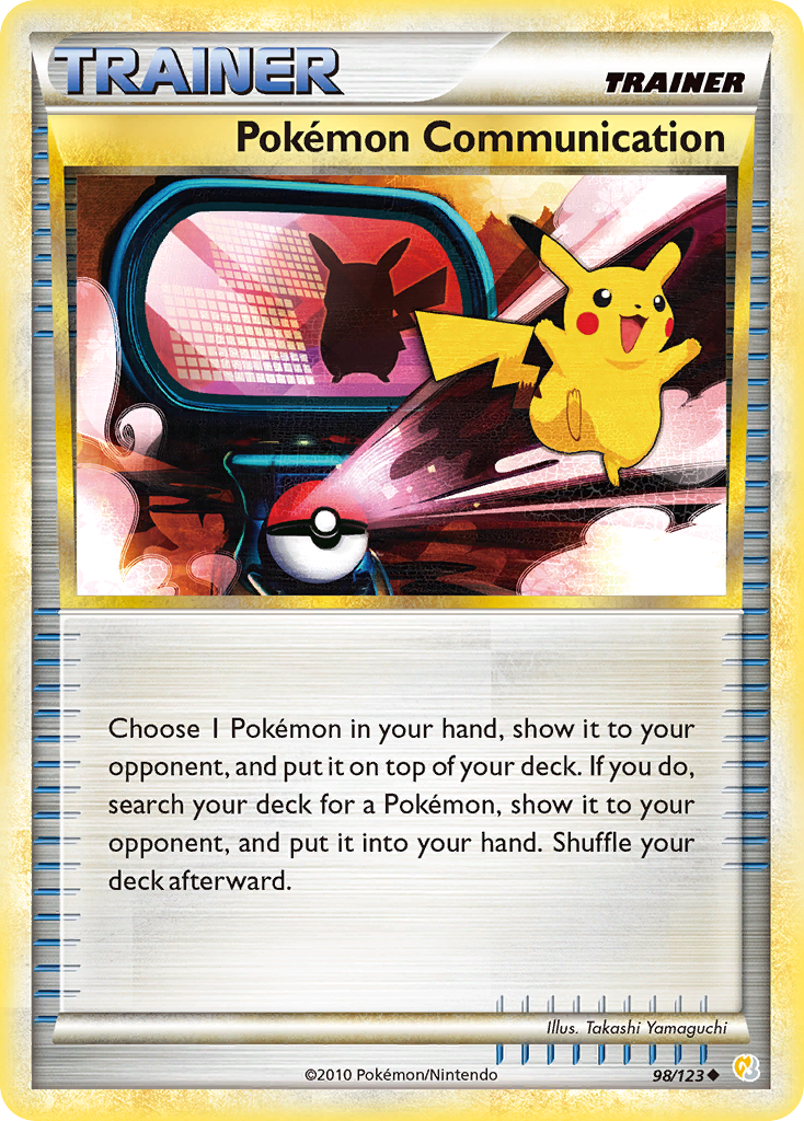 Pokemon Communication (98/123) [HeartGold & SoulSilver: Base Set] | Game Master's Emporium (The New GME)