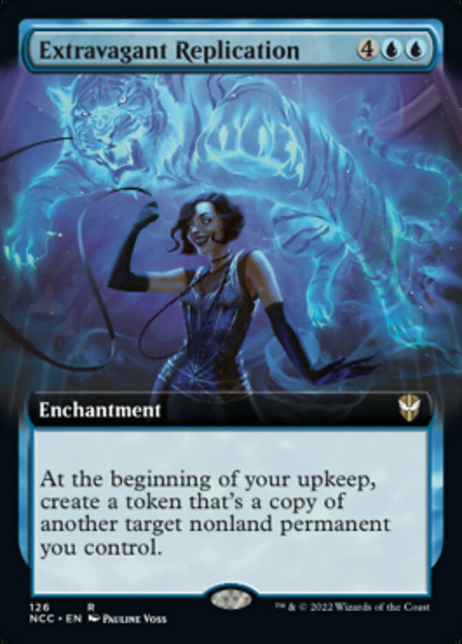 Extravagant Replication (Extended Art) [Streets of New Capenna Commander] | Game Master's Emporium (The New GME)