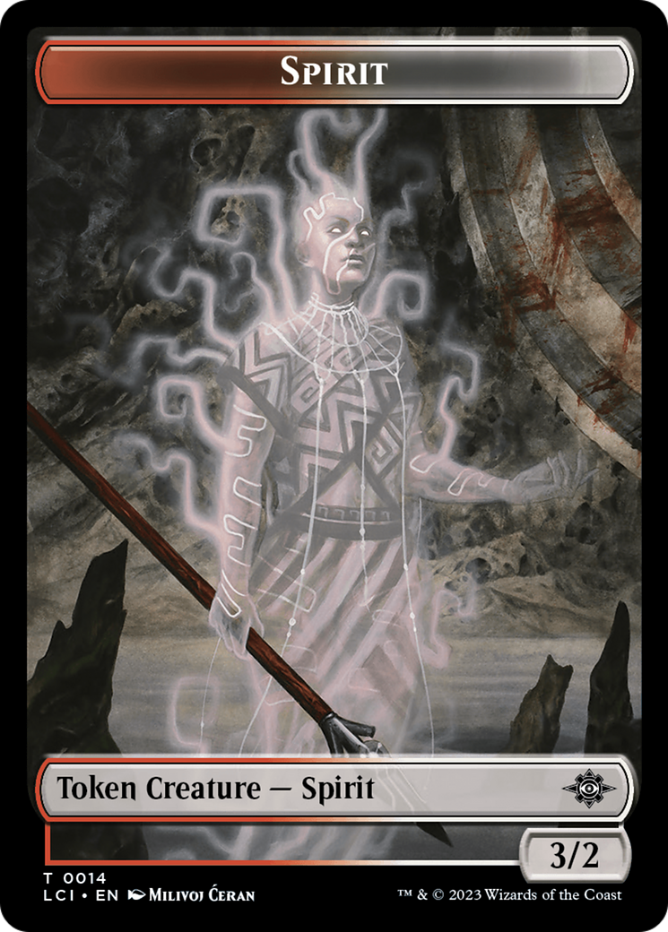 Spirit Token [The Lost Caverns of Ixalan Tokens] | Game Master's Emporium (The New GME)