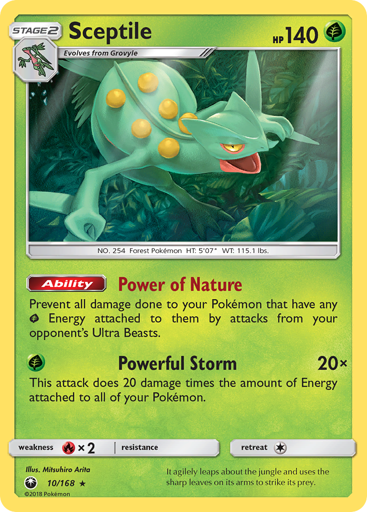 Sceptile (10/168) [Sun & Moon: Celestial Storm] | Game Master's Emporium (The New GME)