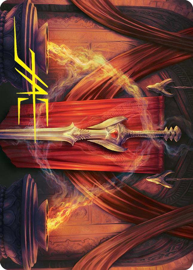 Ramosian Greatsword Art Card (Gold-Stamped Signature) [March of the Machine Art Series] | Game Master's Emporium (The New GME)