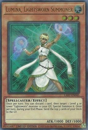 Lumina, Lightsworn Summoner [LART-EN045] Ultra Rare | Game Master's Emporium (The New GME)