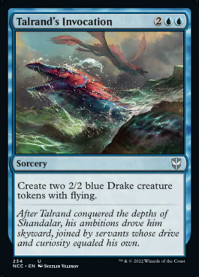 Talrand's Invocation [Streets of New Capenna Commander] | Game Master's Emporium (The New GME)