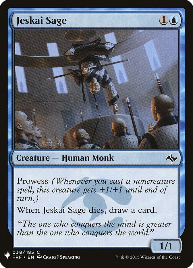 Jeskai Sage [Mystery Booster] | Game Master's Emporium (The New GME)