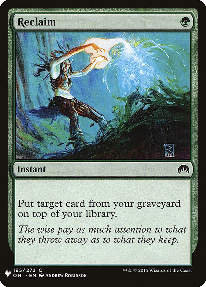 Reclaim [Mystery Booster] | Game Master's Emporium (The New GME)