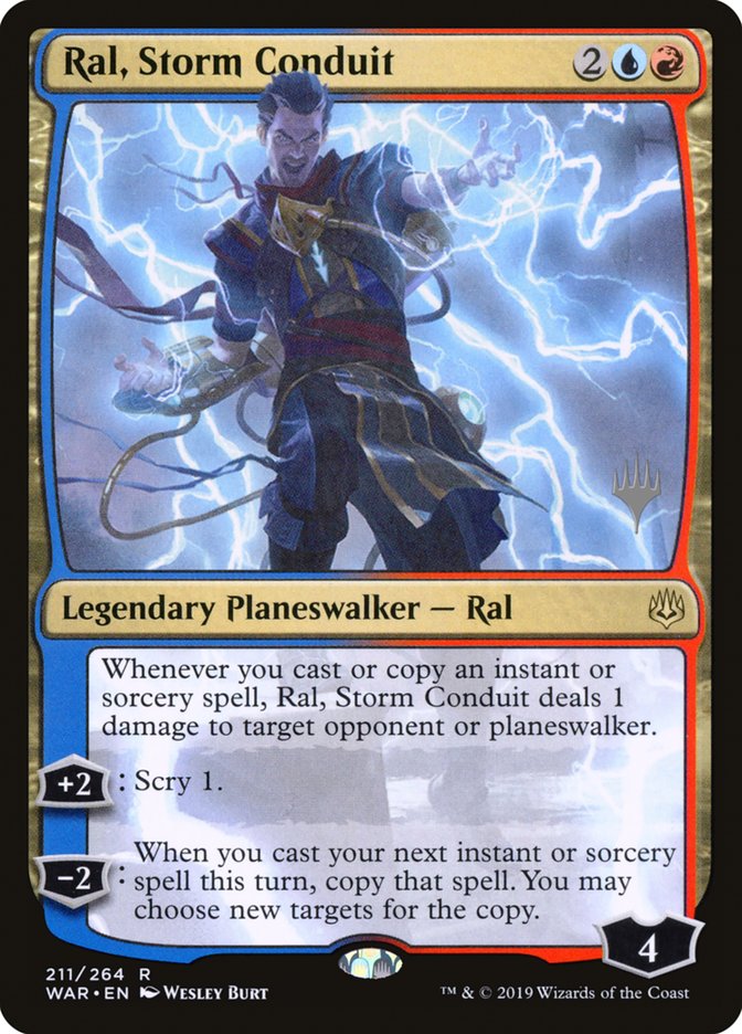 Ral, Storm Conduit (Promo Pack) [War of the Spark Promos] | Game Master's Emporium (The New GME)