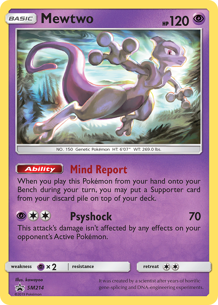 Mewtwo (SM214) [Sun & Moon: Black Star Promos] | Game Master's Emporium (The New GME)