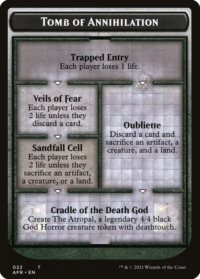 Dungeon of the Mad Mage // Tomb of Annihilation Double-Sided Token [Dungeons & Dragons: Adventures in the Forgotten Realms Tokens] | Game Master's Emporium (The New GME)