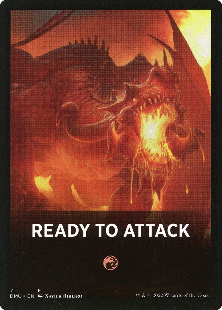 Ready to Attack Theme Card [Dominaria United Tokens] | Game Master's Emporium (The New GME)