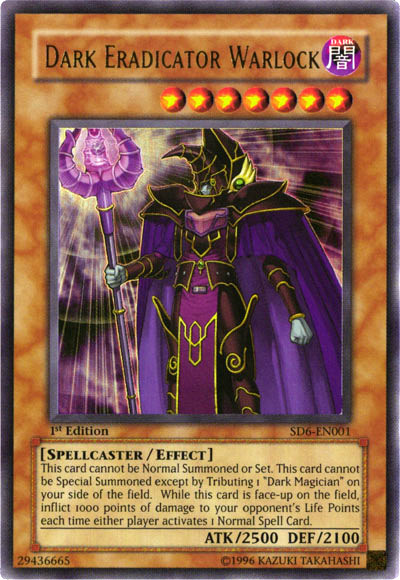 Dark Eradicator Warlock [SD6-EN001] Ultra Rare | Game Master's Emporium (The New GME)