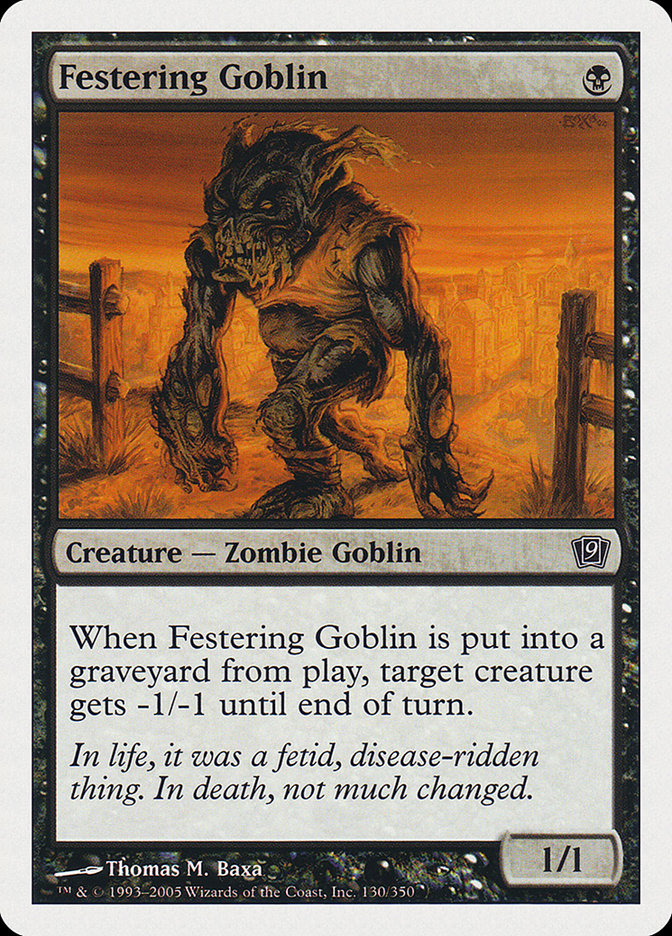 Festering Goblin [Ninth Edition] | Game Master's Emporium (The New GME)