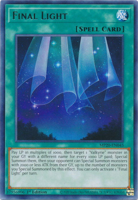 Final Light [MP20-EN045] Rare | Game Master's Emporium (The New GME)