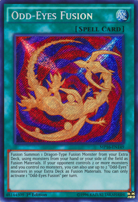 Odd-Eyes Fusion [MP16-EN149] Secret Rare | Game Master's Emporium (The New GME)