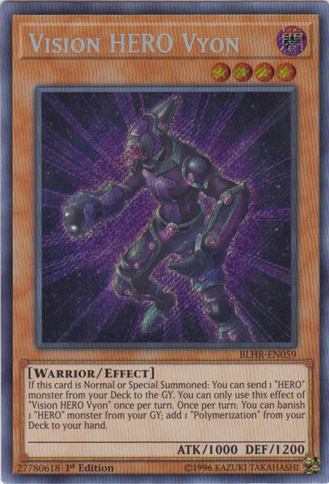 Vision Hero Vyon [BLHR-EN059] Secret Rare | Game Master's Emporium (The New GME)