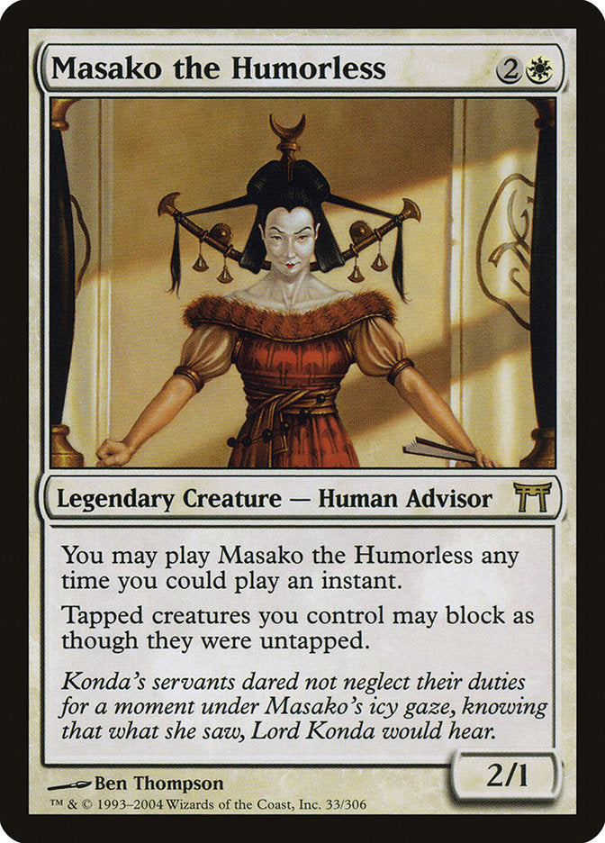 Masako the Humorless [Champions of Kamigawa] | Game Master's Emporium (The New GME)