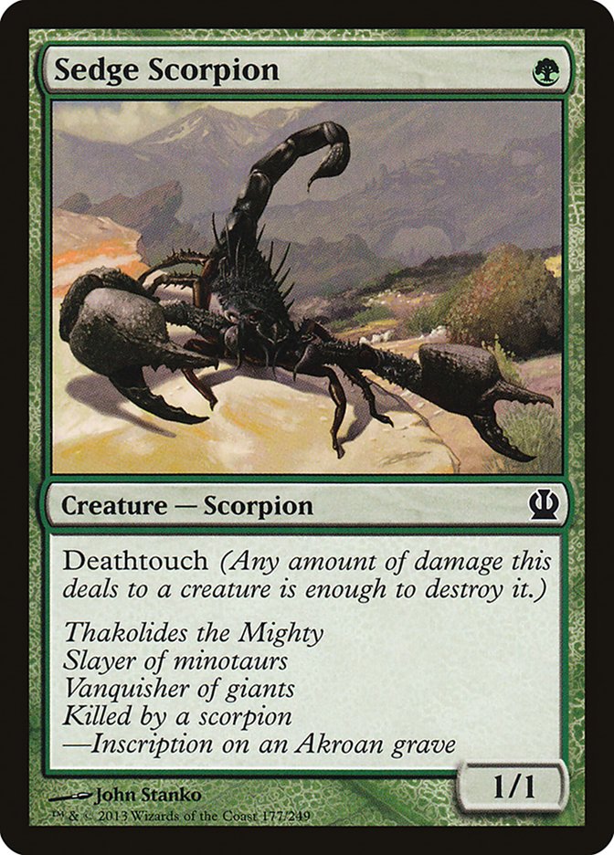 Sedge Scorpion [Theros] | Game Master's Emporium (The New GME)