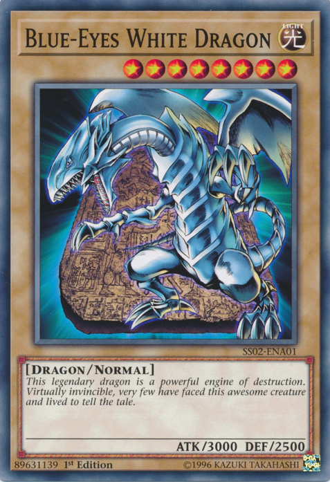 Blue-Eyes White Dragon [SS02-ENA01] Common | Game Master's Emporium (The New GME)