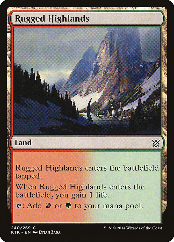 Rugged Highlands [Khans of Tarkir] | Game Master's Emporium (The New GME)