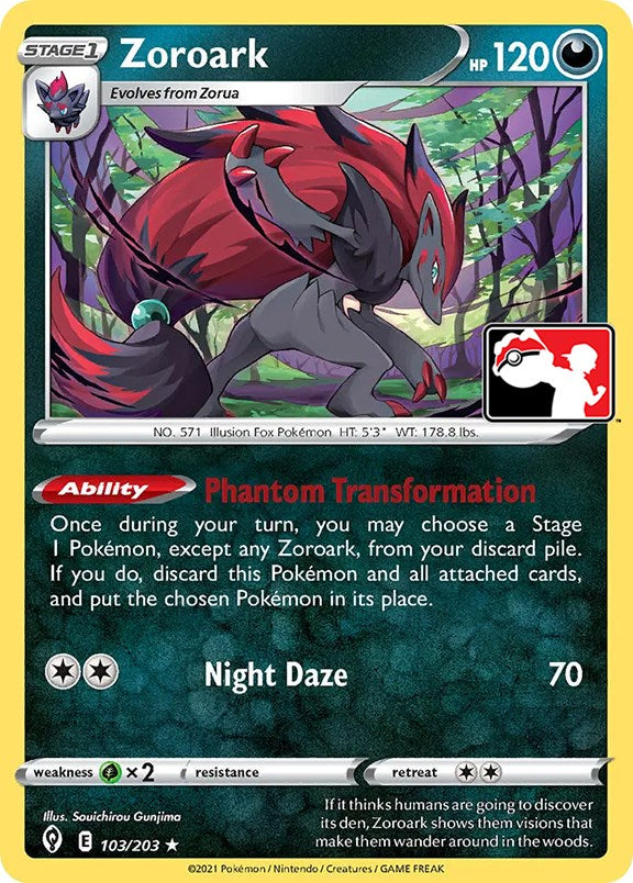 Zoroark (103/203) [Prize Pack Series One] | Game Master's Emporium (The New GME)