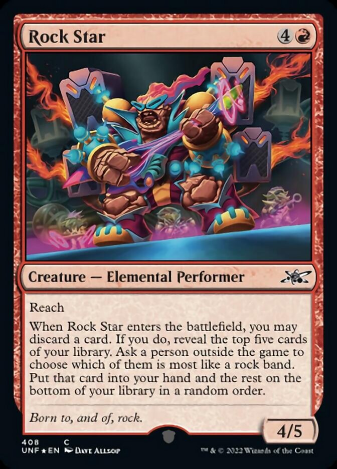 Rock Star (Galaxy Foil) [Unfinity] | Game Master's Emporium (The New GME)