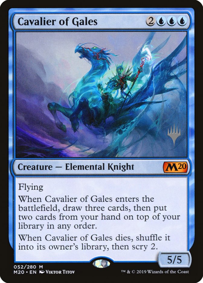 Cavalier of Gales (Promo Pack) [Core Set 2020 Promos] | Game Master's Emporium (The New GME)
