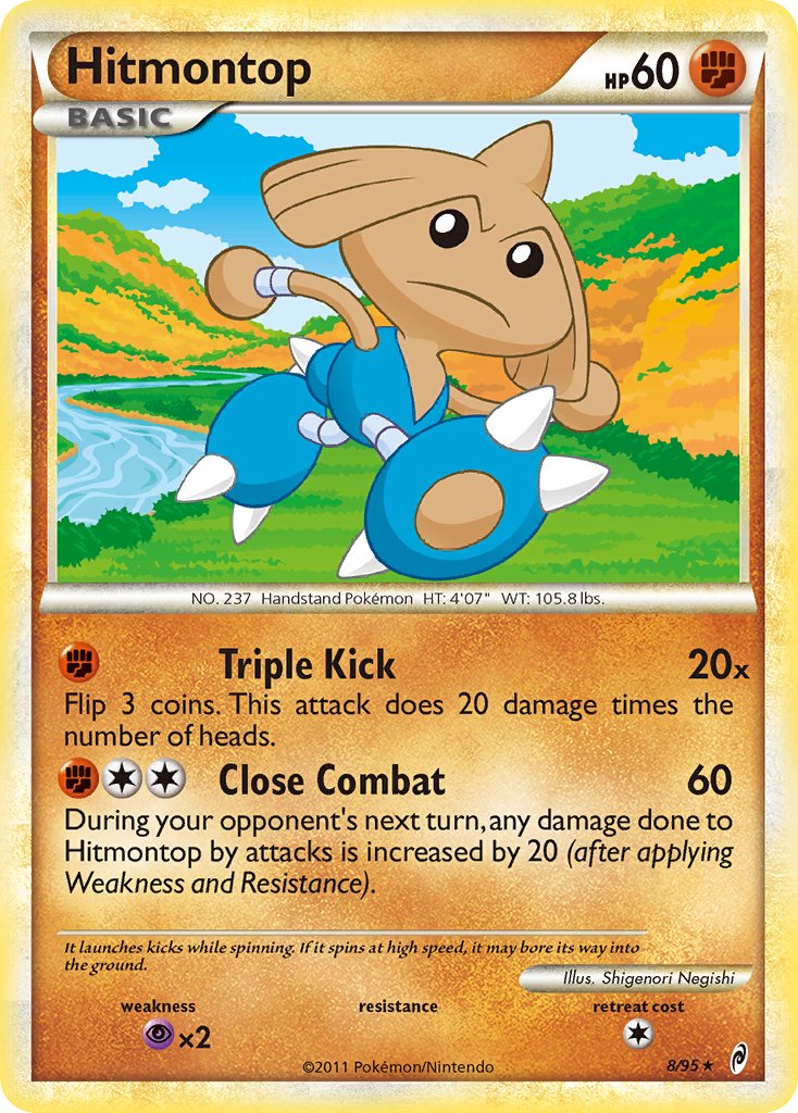 Hitmontop (8/95) (Theme Deck Exclusive) [HeartGold & SoulSilver: Call of Legends] | Game Master's Emporium (The New GME)