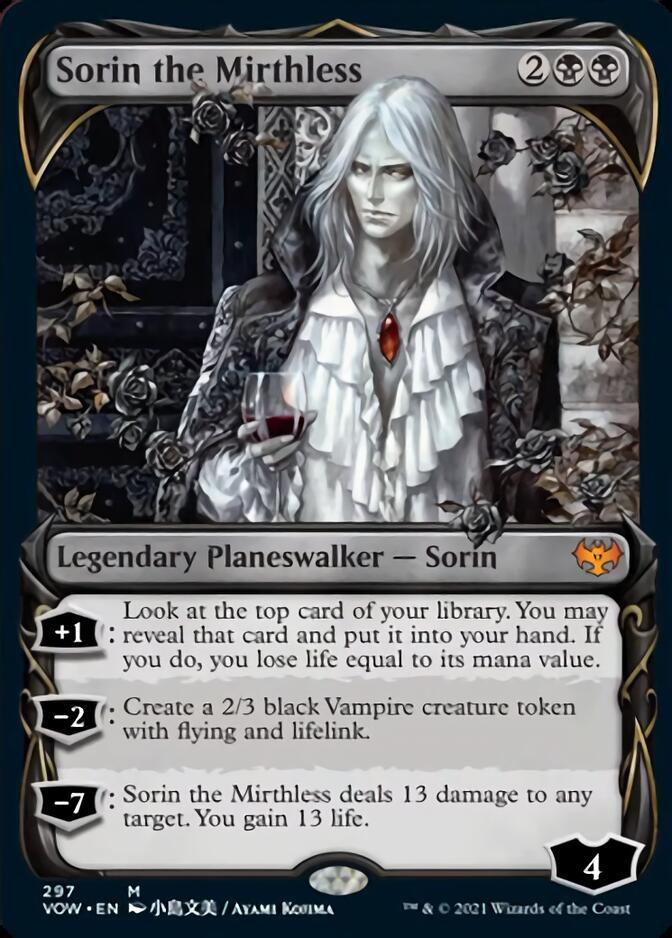 Sorin the Mirthless (Showcase Fang Frame) [Innistrad: Crimson Vow] | Game Master's Emporium (The New GME)