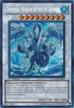 Trishula, Dragon of the Ice Barrier [HA04-EN060] Secret Rare | Game Master's Emporium (The New GME)
