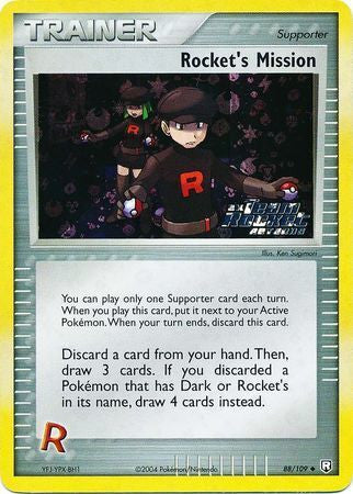 Rocket's Mission (88/109) (Stamped) [EX: Team Rocket Returns] | Game Master's Emporium (The New GME)