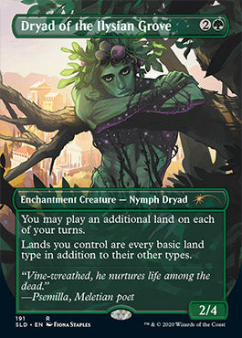 Dryad of the Ilysian Grove (Borderless) [Secret Lair Drop Series] | Game Master's Emporium (The New GME)