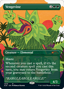 Vengevine (Borderless) [Secret Lair Drop Series] | Game Master's Emporium (The New GME)