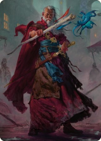 Elminster Art Card (64) [Commander Legends: Battle for Baldur's Gate Art Series] | Game Master's Emporium (The New GME)