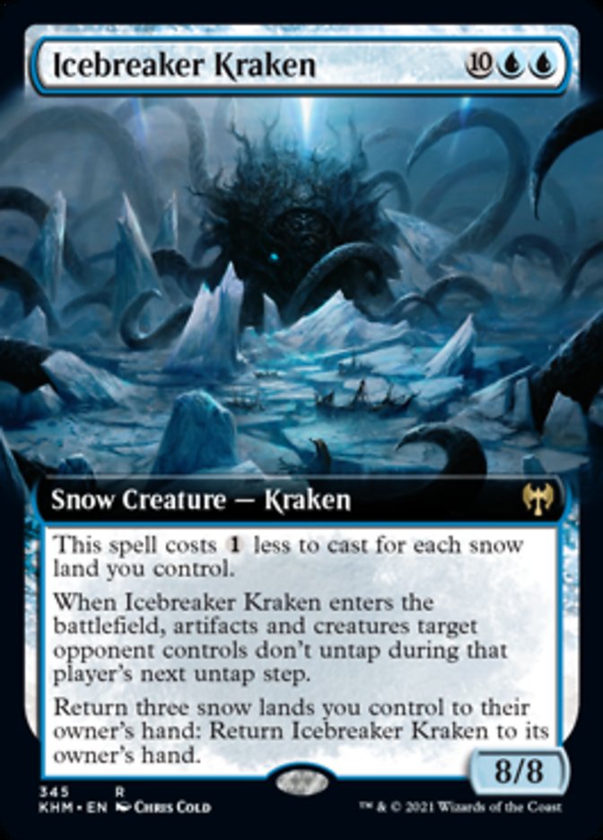 Icebreaker Kraken (Extended Art) [Kaldheim] | Game Master's Emporium (The New GME)
