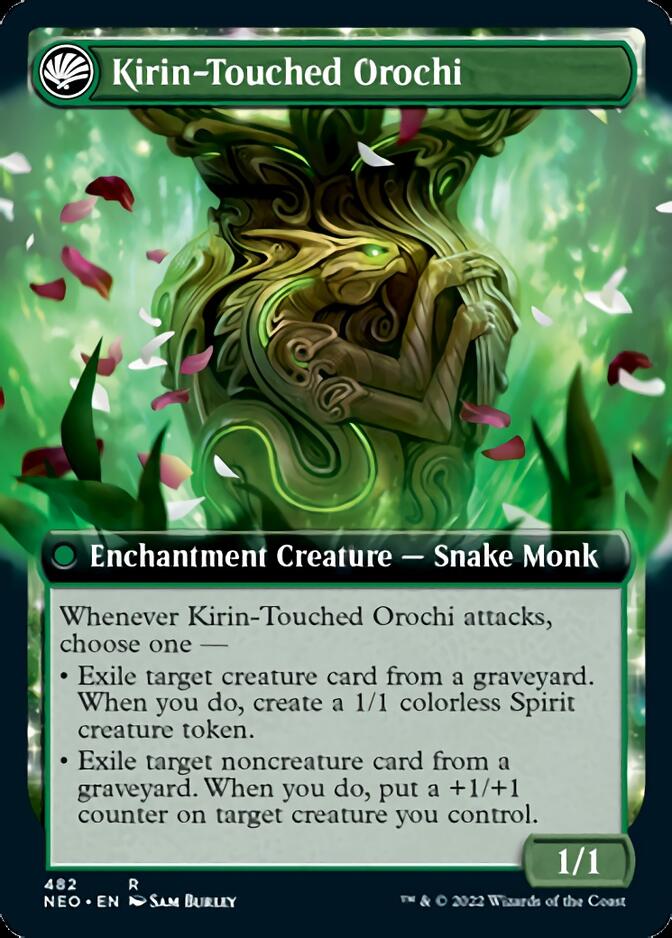 Teachings of the Kirin // Kirin-Touched Orochi (Extended Art) [Kamigawa: Neon Dynasty] | Game Master's Emporium (The New GME)
