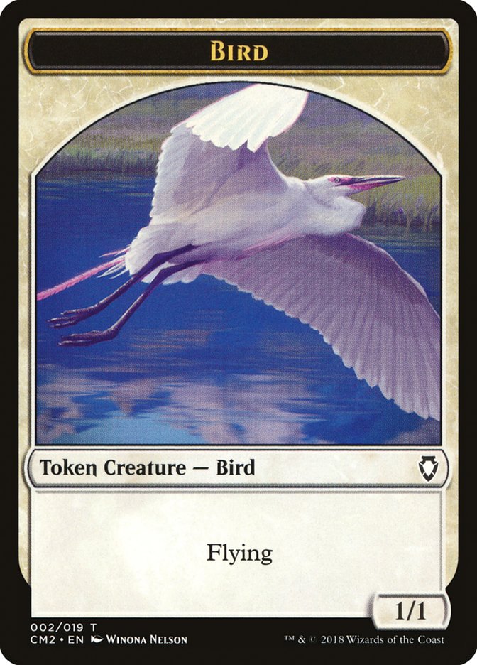 Bird Token [Commander Anthology Volume II Tokens] | Game Master's Emporium (The New GME)