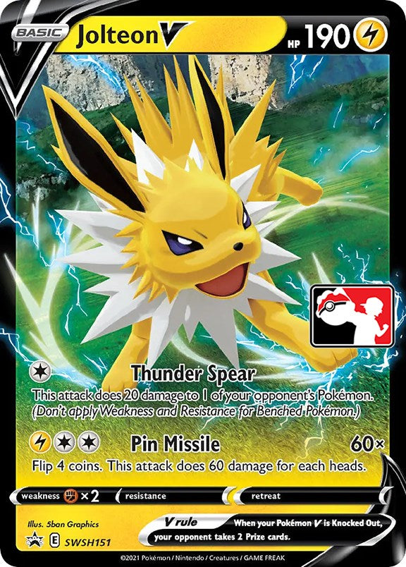 Jolteon V (SWSH151) [Prize Pack Series One] | Game Master's Emporium (The New GME)