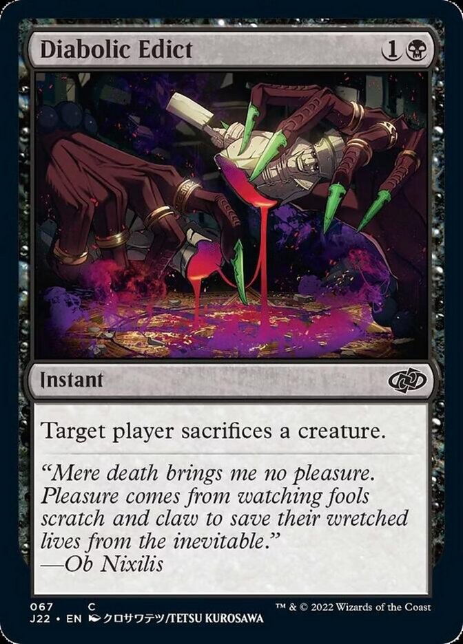 Diabolic Edict [Jumpstart 2022] | Game Master's Emporium (The New GME)