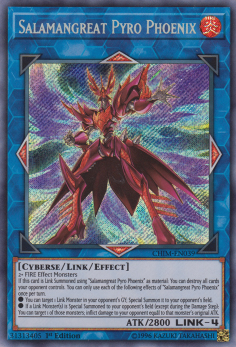 Salamangreat Pyro Phoenix [CHIM-EN039] Secret Rare | Game Master's Emporium (The New GME)