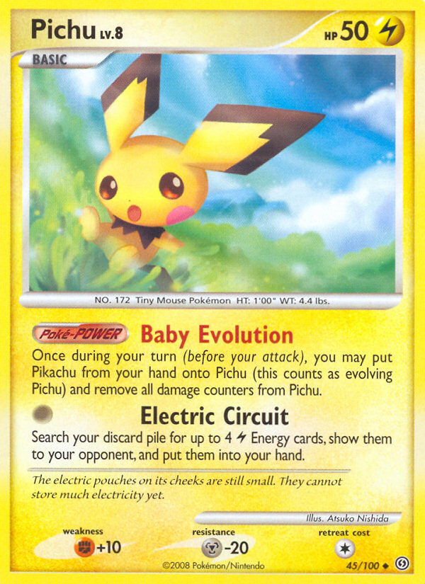 Pichu (45/100) [Diamond & Pearl: Stormfront] | Game Master's Emporium (The New GME)