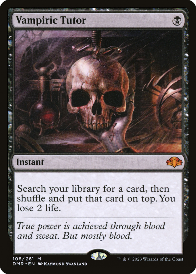 Vampiric Tutor [Dominaria Remastered] | Game Master's Emporium (The New GME)